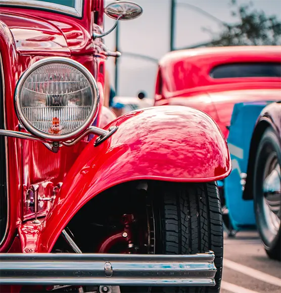 Red Antique Car